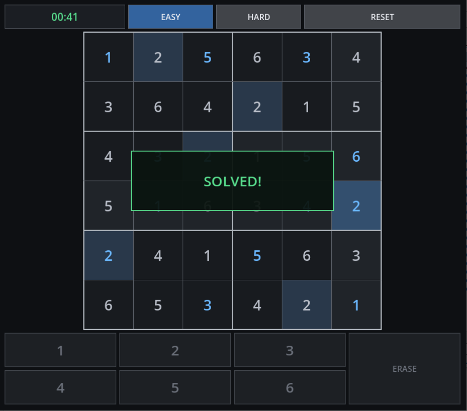 Screenshot 3 for Sudoku 6x6