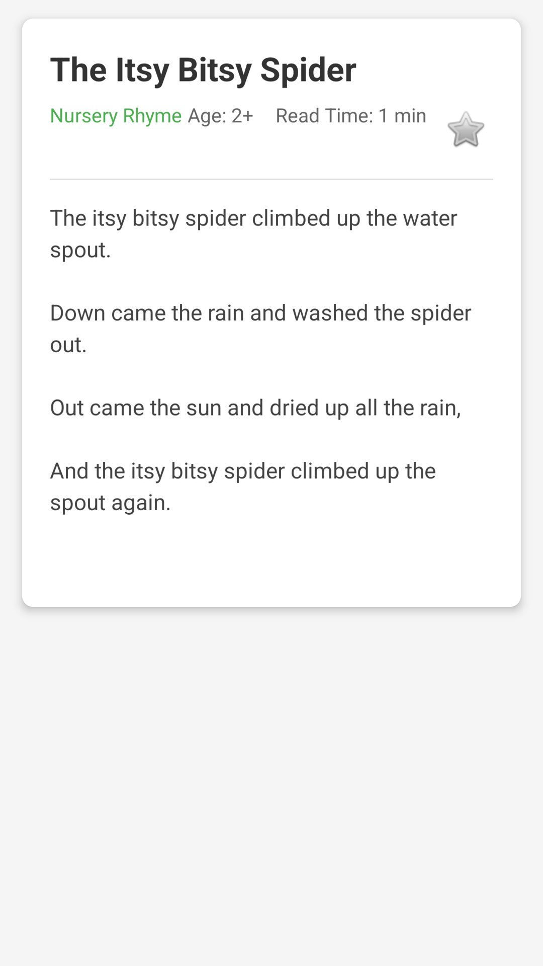 Screenshot 3 for 100 Bedtime Stories