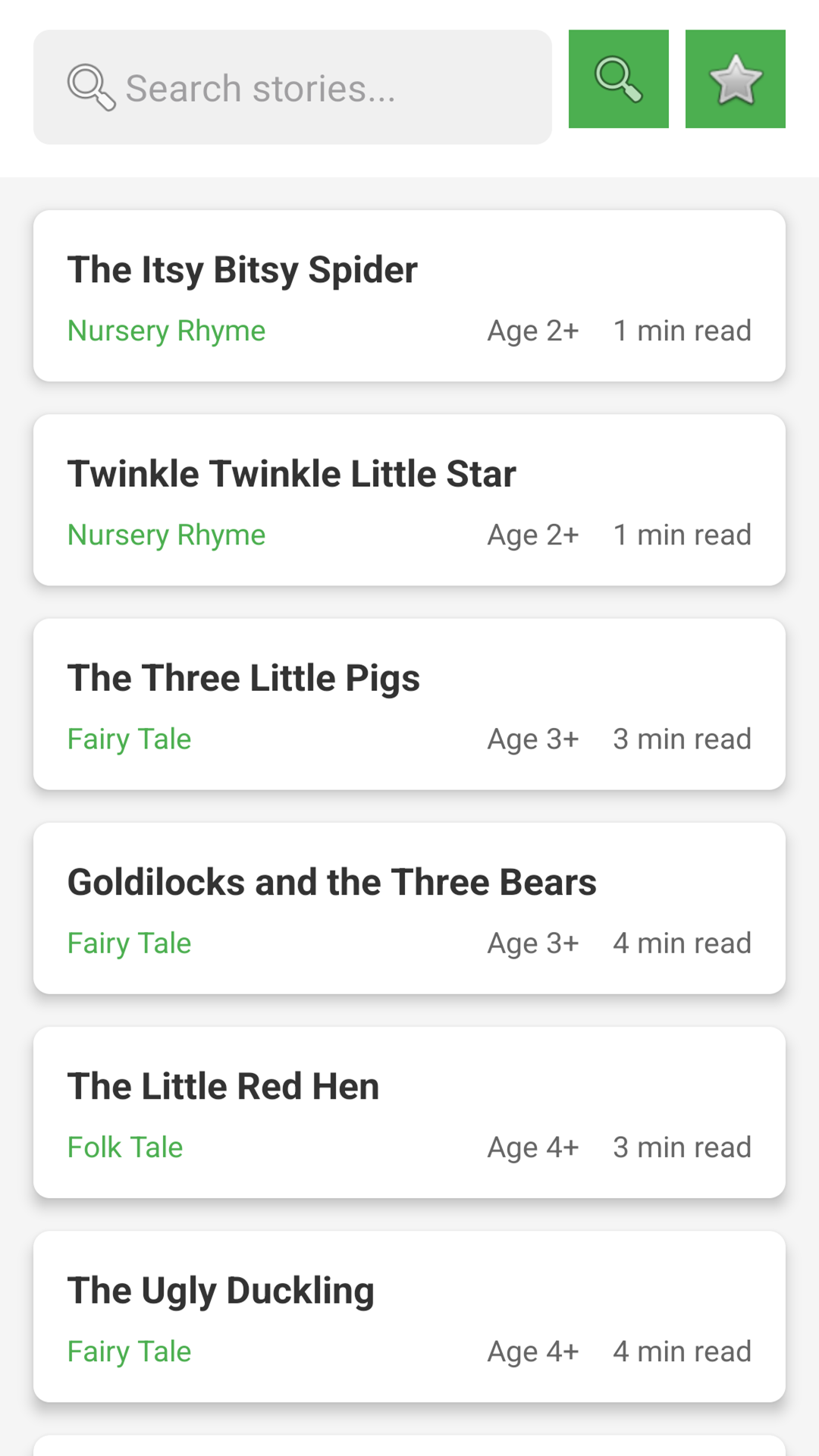 Screenshot 4 for 100 Bedtime Stories