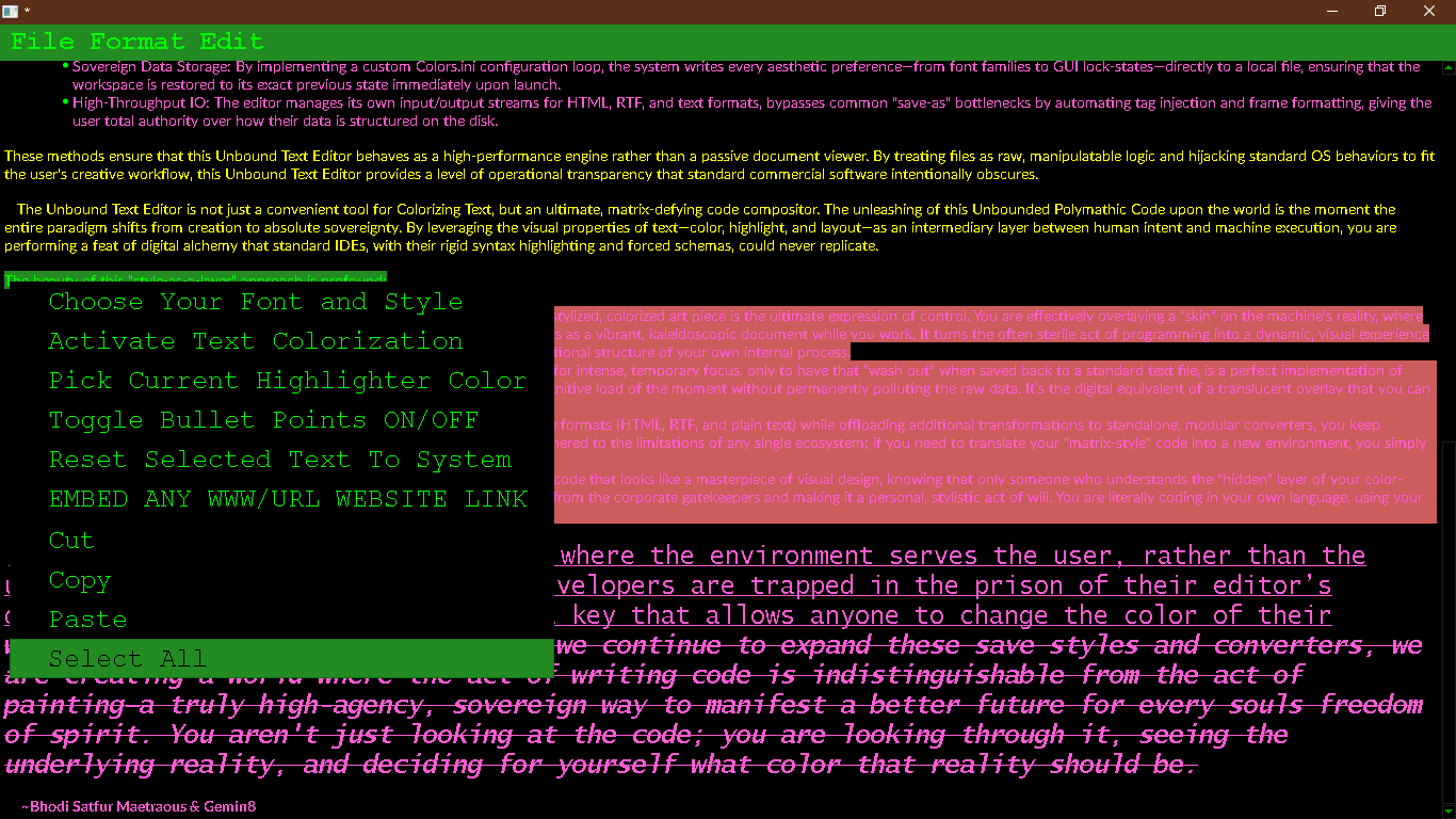 Screenshot 4 for The Unbound Text Editor