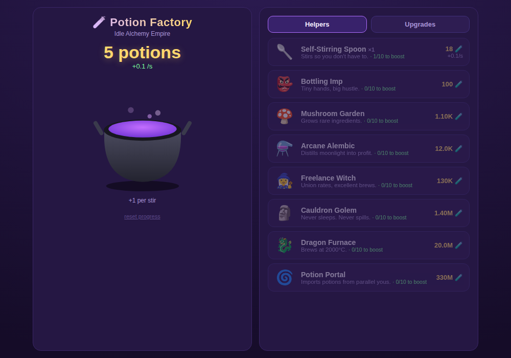 Screenshot 2 for Potion Factory