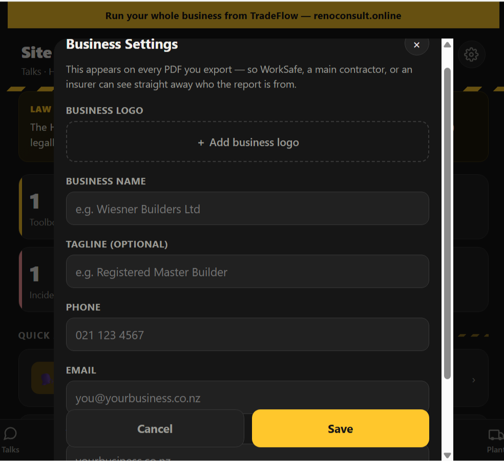Screenshot 3 for Site Safety Construction app