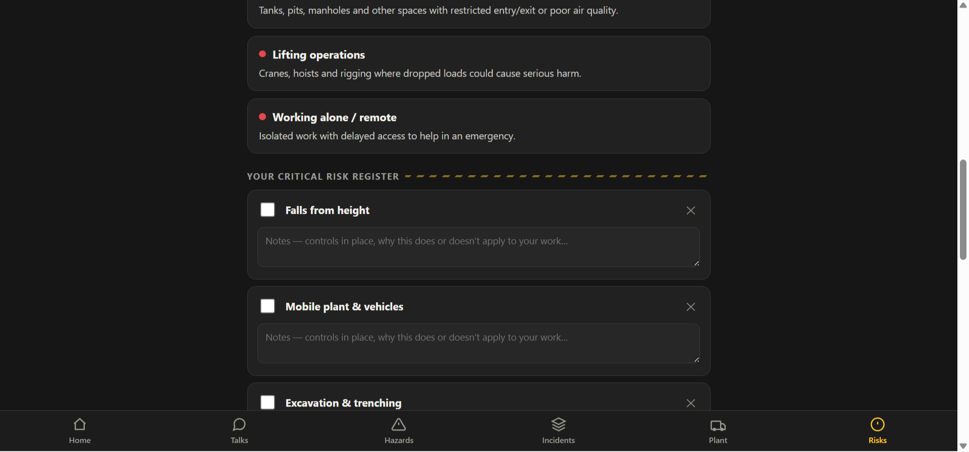 Screenshot 4 for Site Safety Construction app