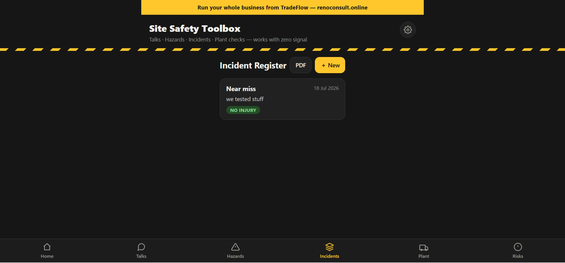 Screenshot 7 for Site Safety Construction app