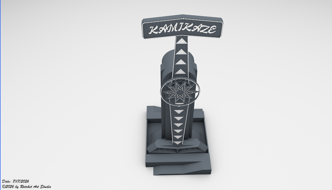 Screenshot 3 for Ratchet Art Studio | Kamikaze | Amusement Ride | Roblox