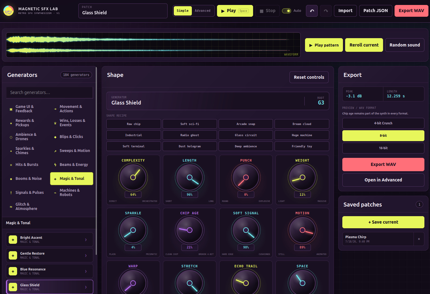 Screenshot 2 for Magnetic SFX Lab