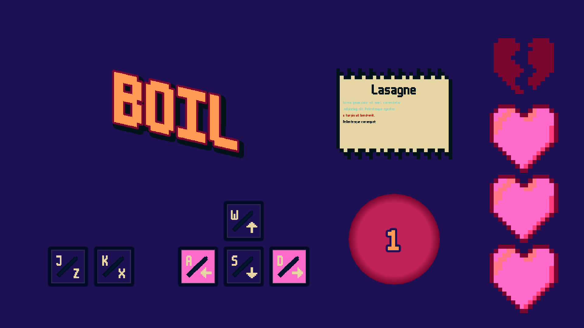 Transition screen
