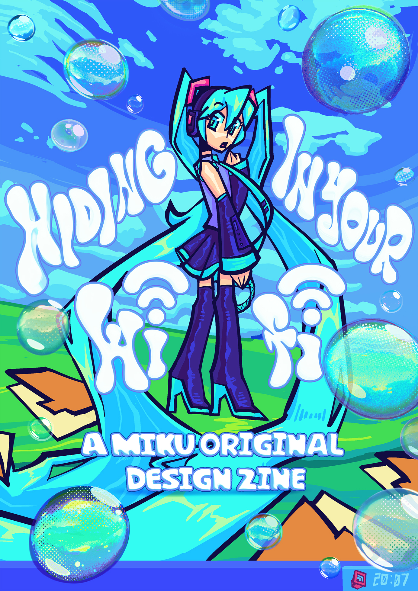 Screenshot 2 for Hiding In Your Wifi: A Hatsune Miku Original Zine