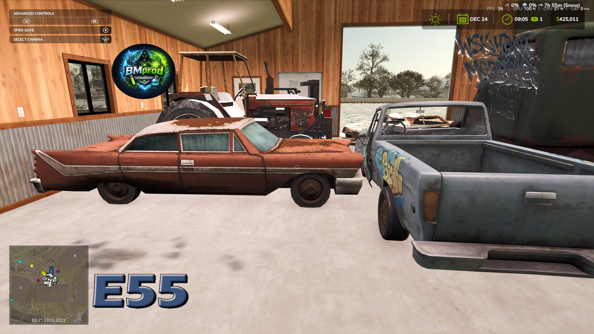 Screenshot 2 for FS25 American scrap vehicles