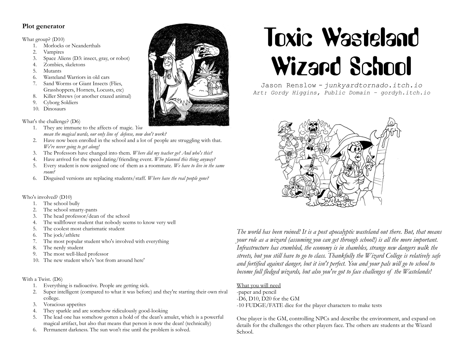 Screenshot 2 for Toxic Wasteland Wizard School