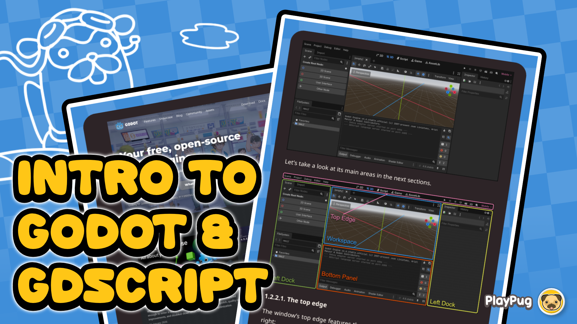 Screenshot 2 for PugBook: Introduction to Godot & GDScript