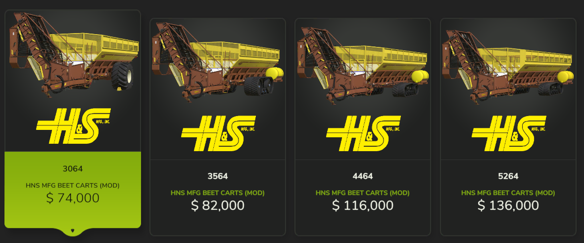 Screenshot 2 for H&S Beet Cart Pack
