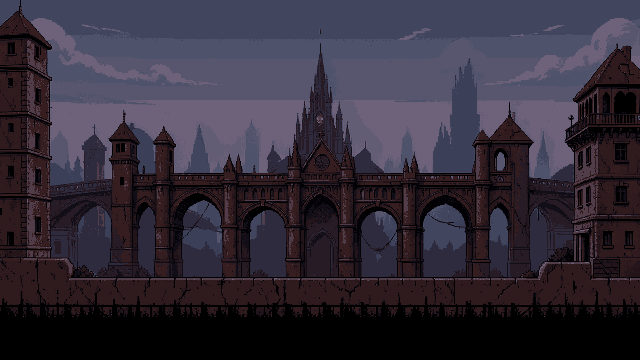 Blood-Wire: Neo-Gothic Night — 16-Bit Platformer Assets by Chie Waters
