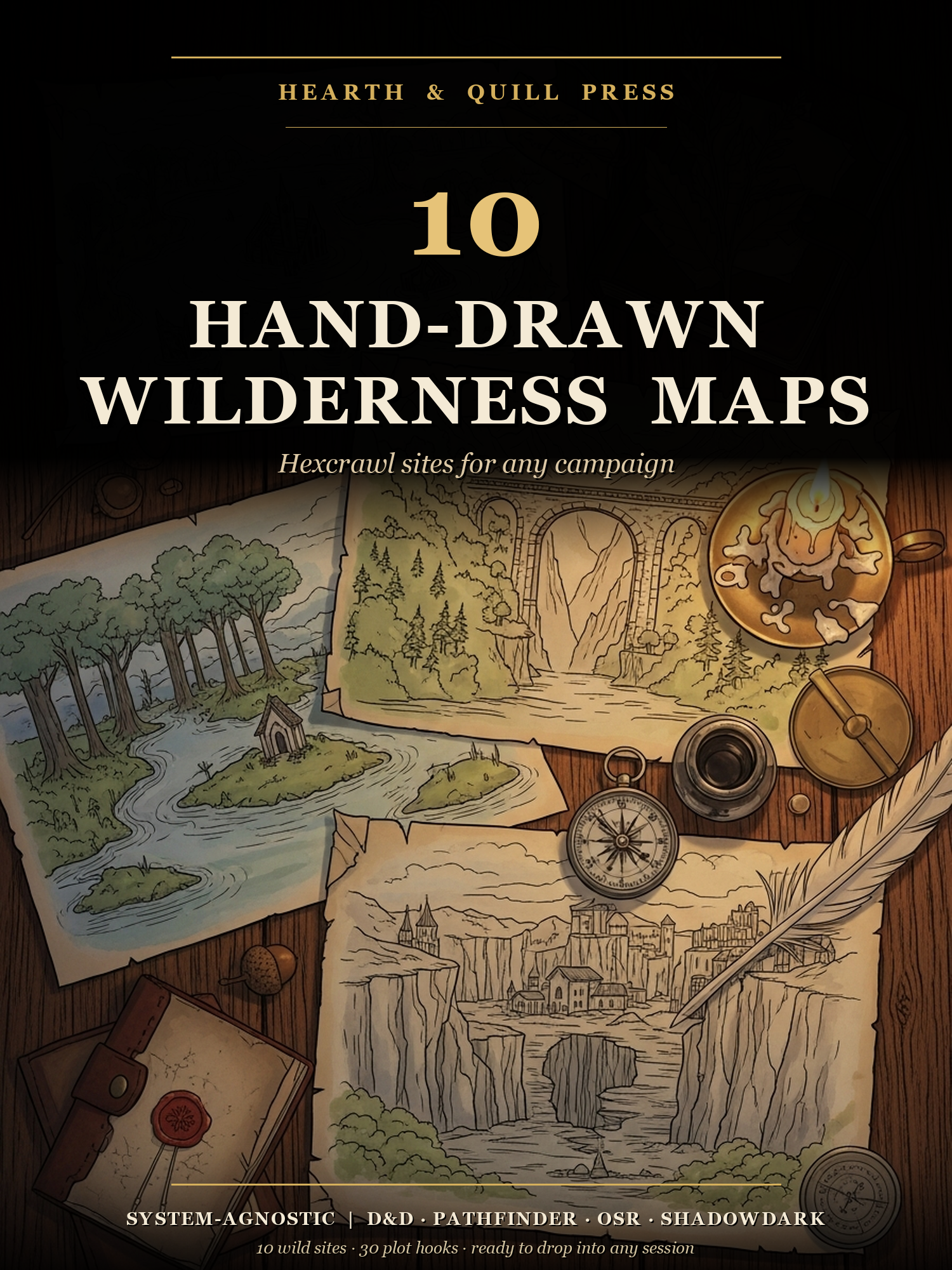 Screenshot 3 for 10 Wilderness Maps — Hexcrawl Sites for Any Campaign