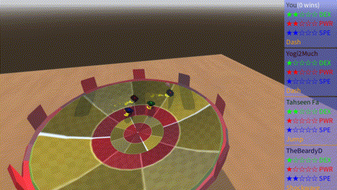 Screenshot 3 for Spinning Top Battles [The Very Serious Juniper Dev Game Jam]