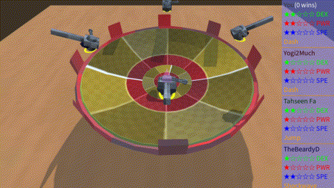 Screenshot 2 for Spinning Top Battles [The Very Serious Juniper Dev Game Jam]