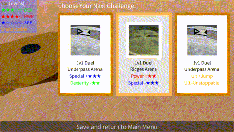 Screenshot 4 for Spinning Top Battles [The Very Serious Juniper Dev Game Jam]