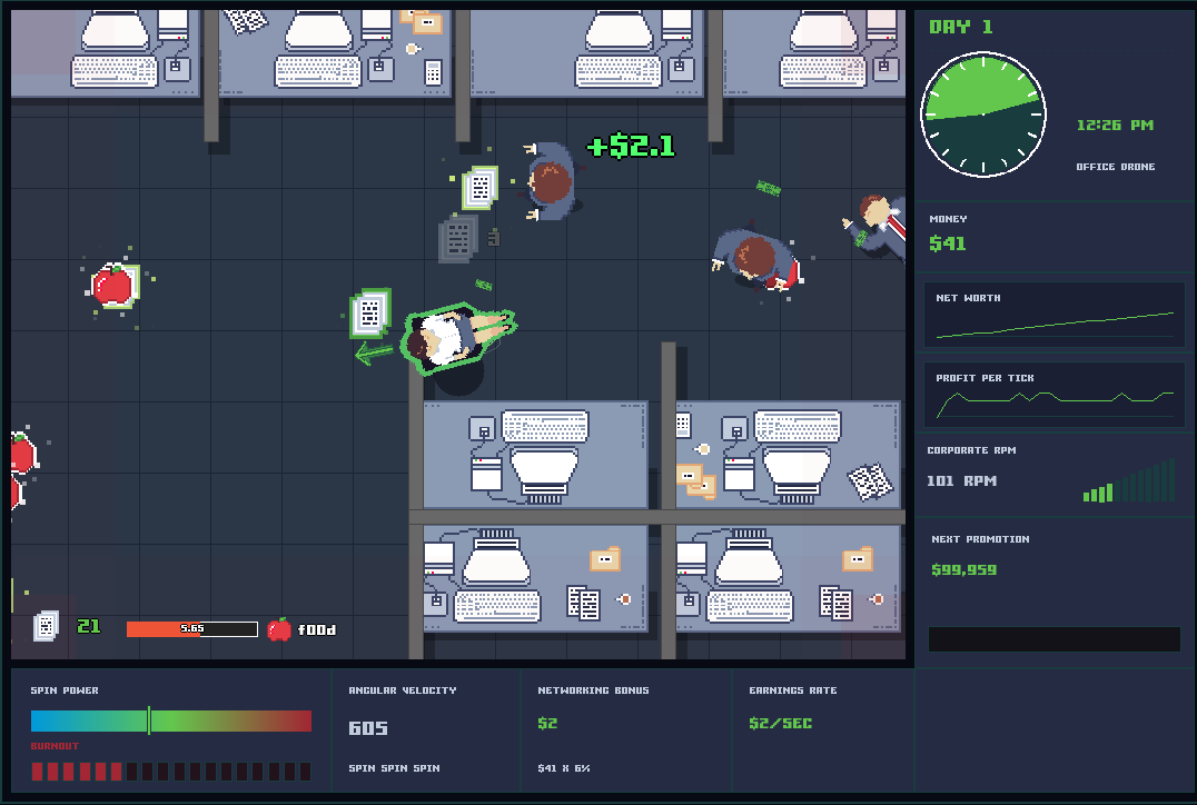 Screenshot 3 for I Divorce My Wife In An Amazing World Where Spinning Generates Revenue