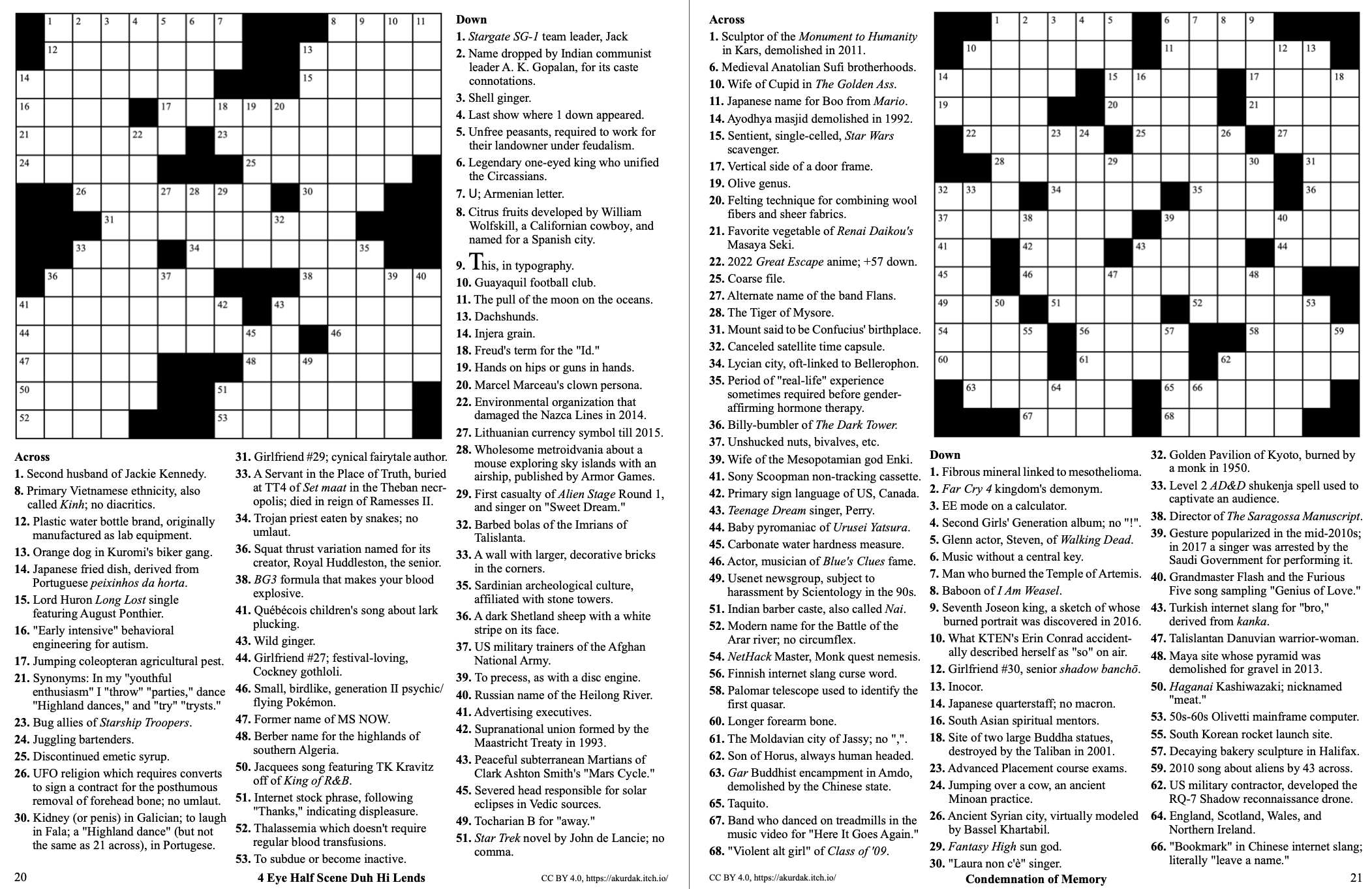 Screenshot 4 for Bad Crosswords! Vol. I