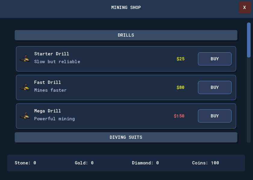 Screenshot 4 for Deep Miner (Early Access)
