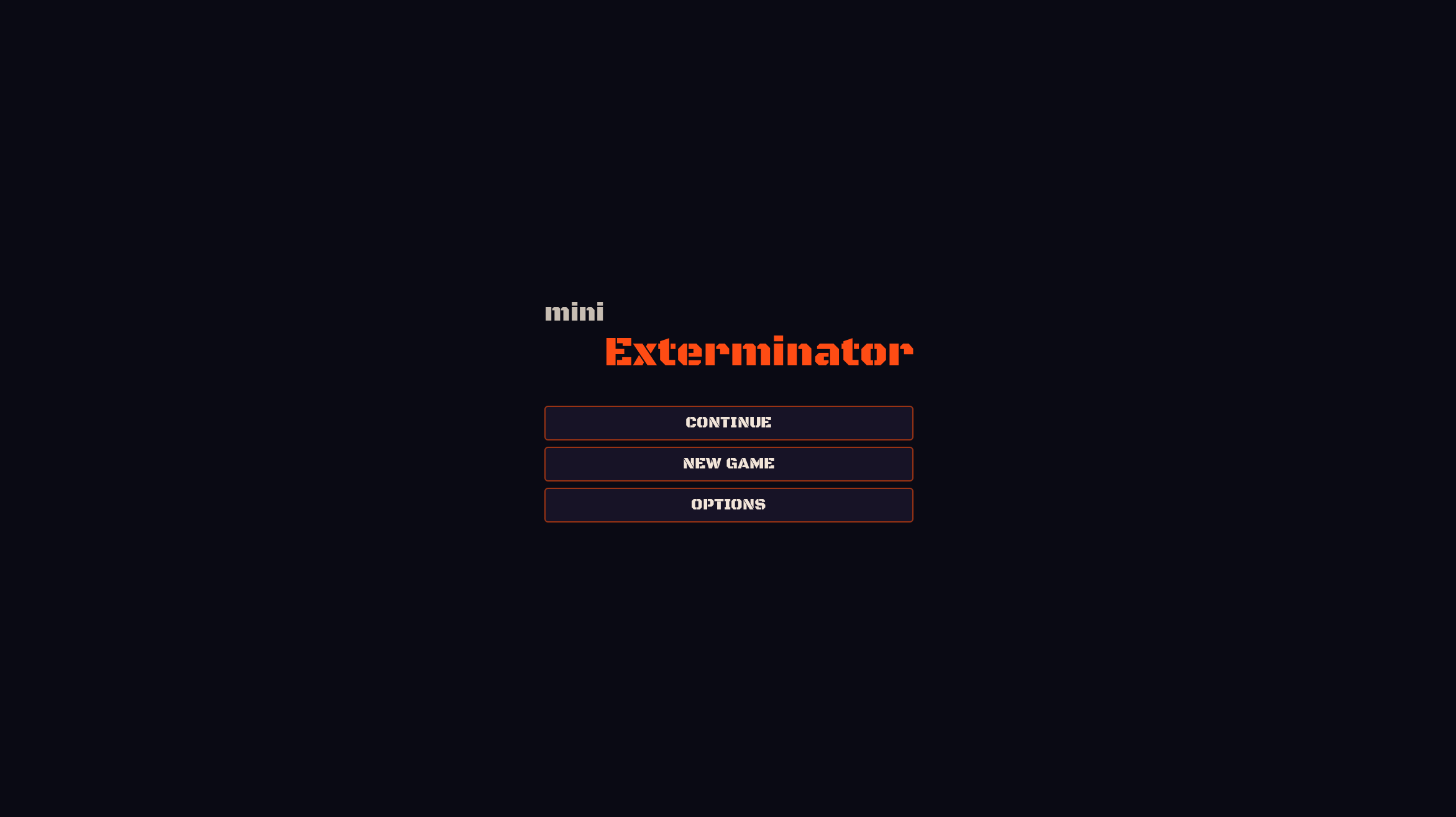 Screenshot 2 for mini Exterminator play test