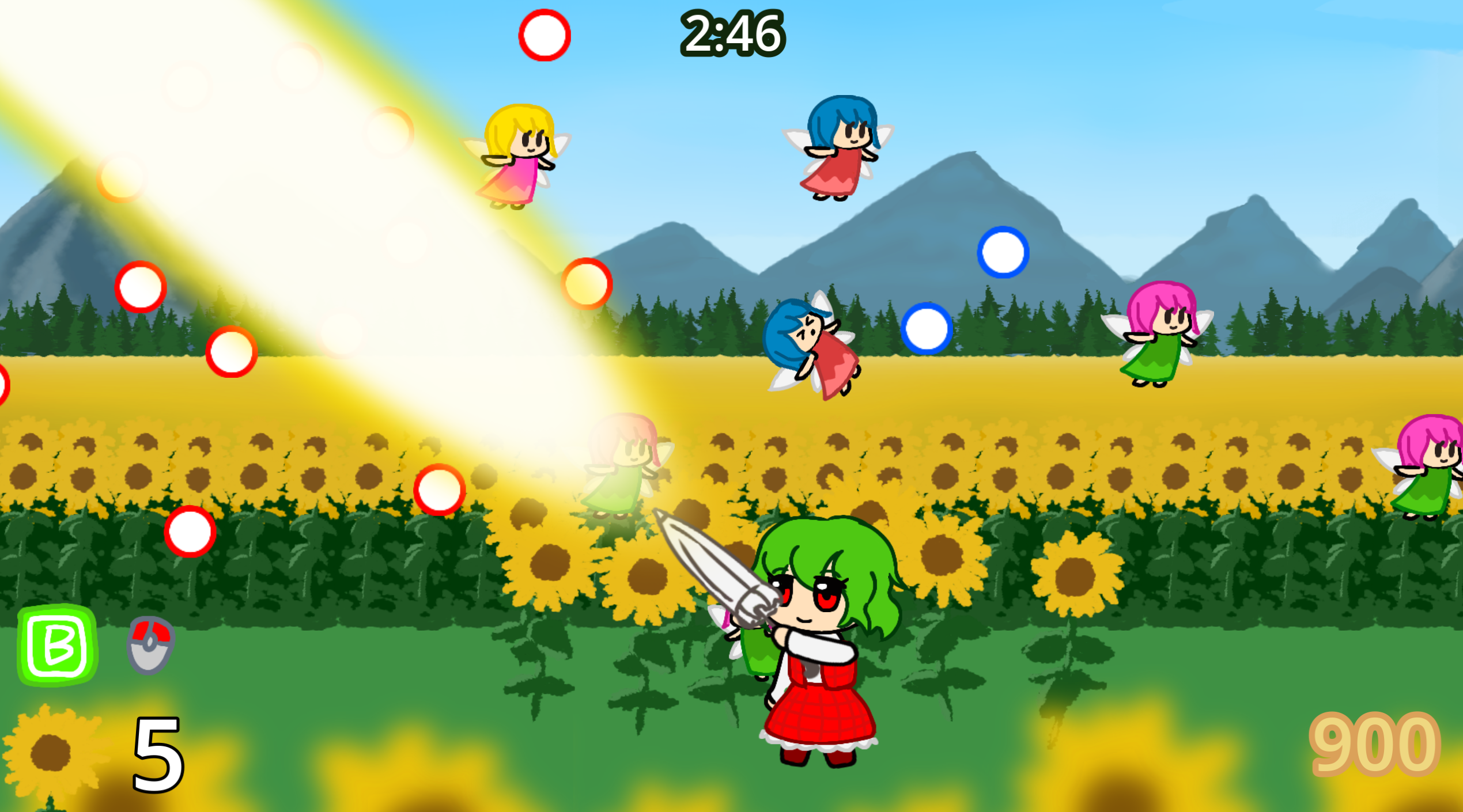 Screenshot 4 for Yuuka Protects Her Sunflowers
