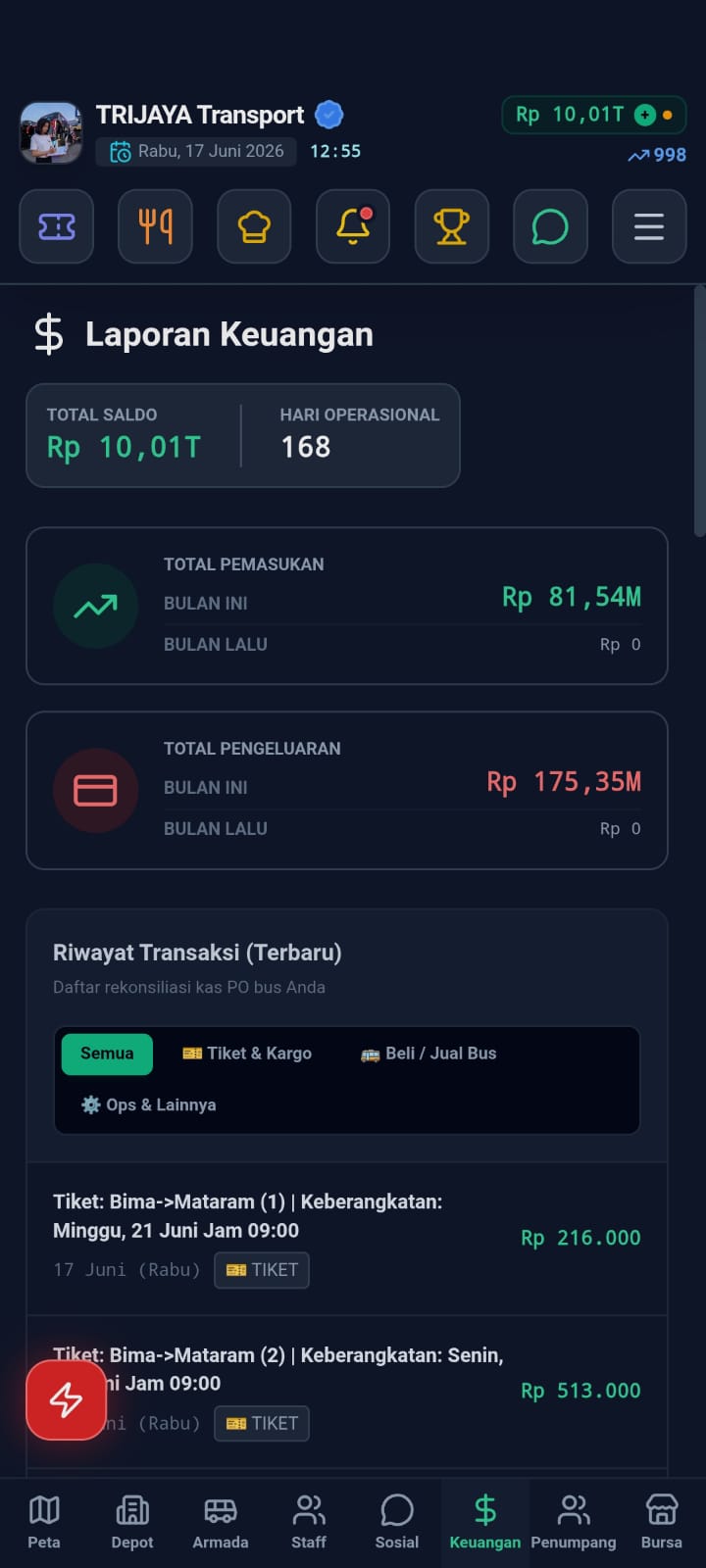 Screenshot 5 for Bus Manager Indonesia