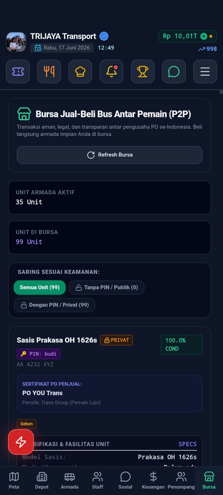 Screenshot 8 for Bus Manager Indonesia