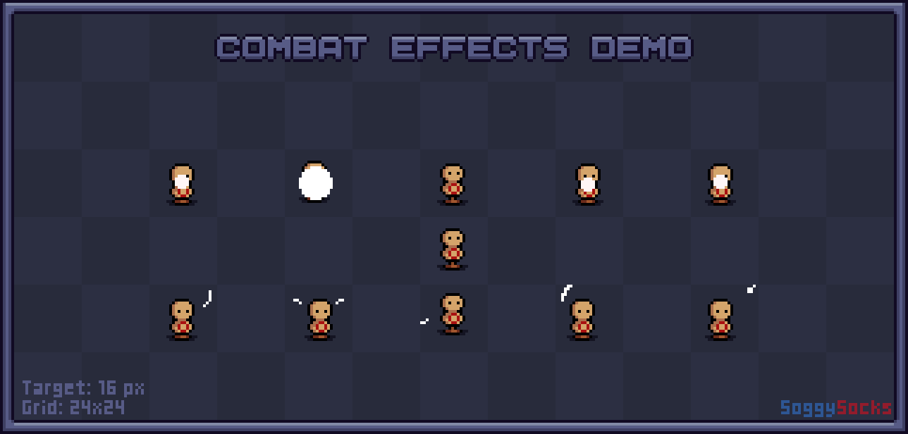 Pixel Art Animated Combat VFX -【SoggySocks】 by SoggySocks