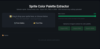 Sprite Color Palette Extractor — Free Browser-Based Palette Tool for ...