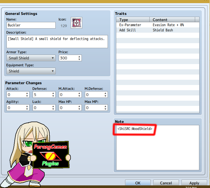 RPG Maker MZ Plugin - Custom Weapon Animation by Perang Cemen