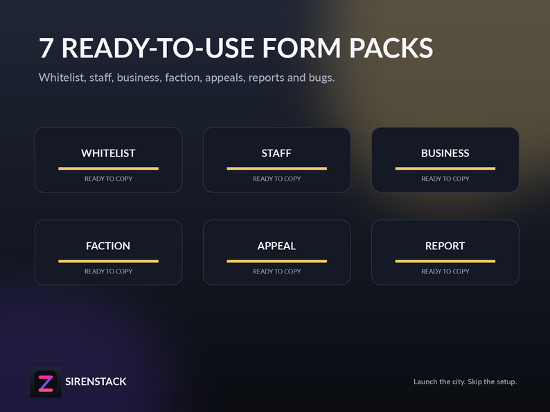 Custom Rp Examples Fiscord Free FiveM RP Discord Starter Template by FiveM Discord Kits