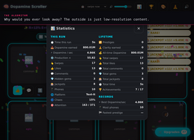 You are the algorithm now - Dopamine Scroller by StarSoftware