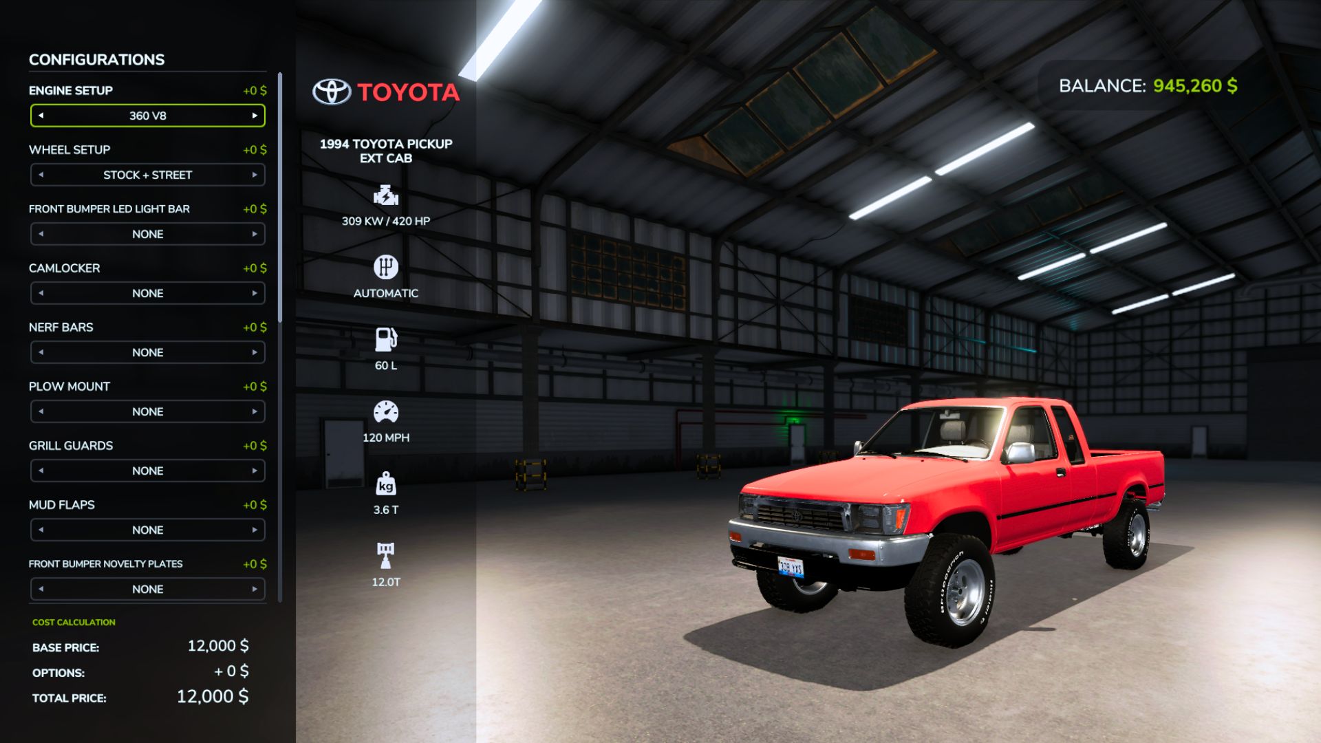 Screenshot 5 for 1994 Toyota Pickup Ext. Cab