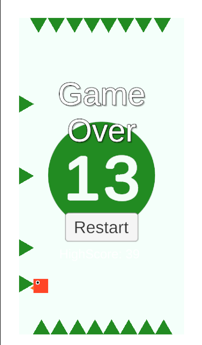 Screenshot 3 for Avoid the spikes. But its made in unity