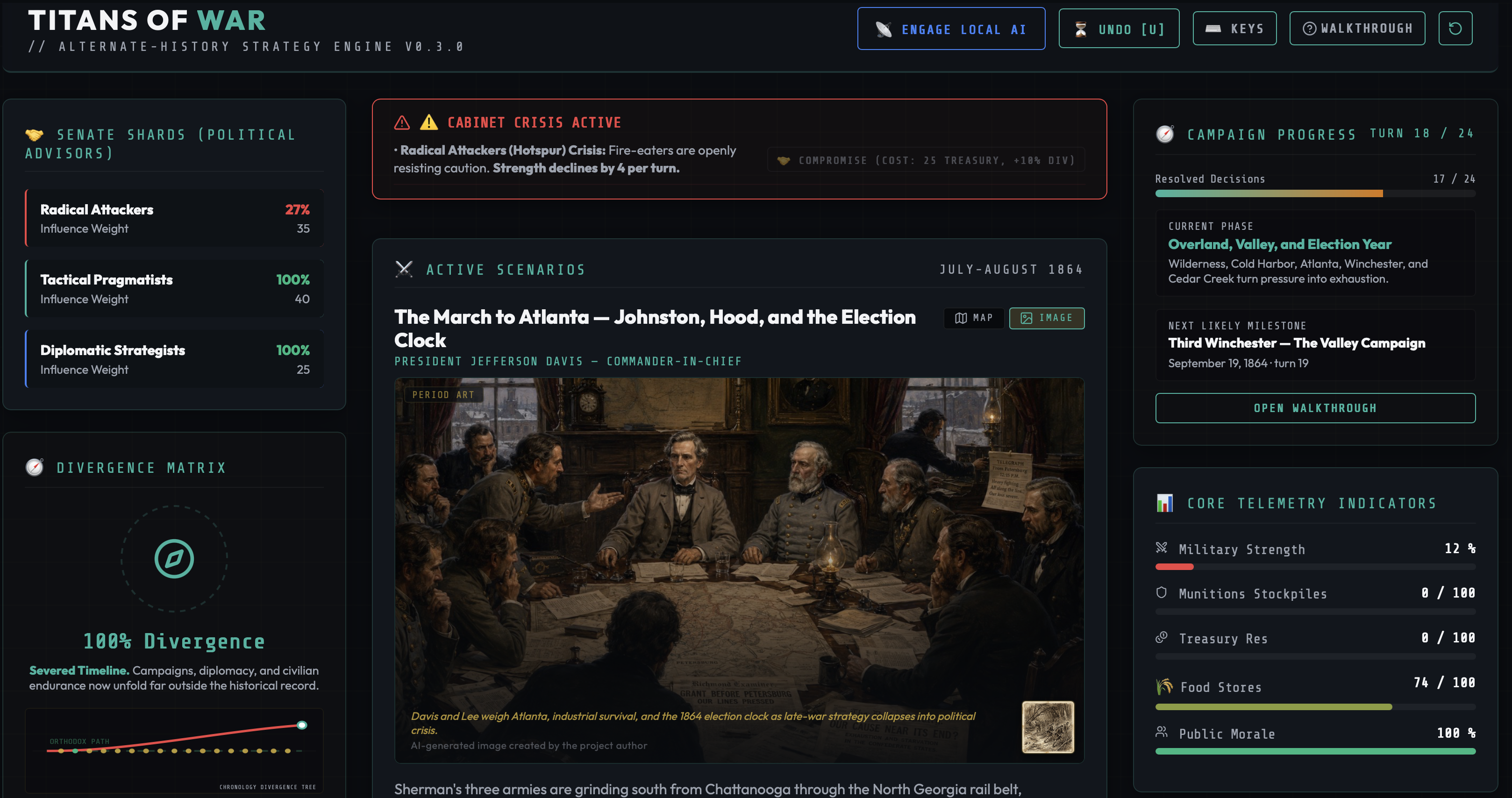 Screenshot 2 for Titans of War: Civil War