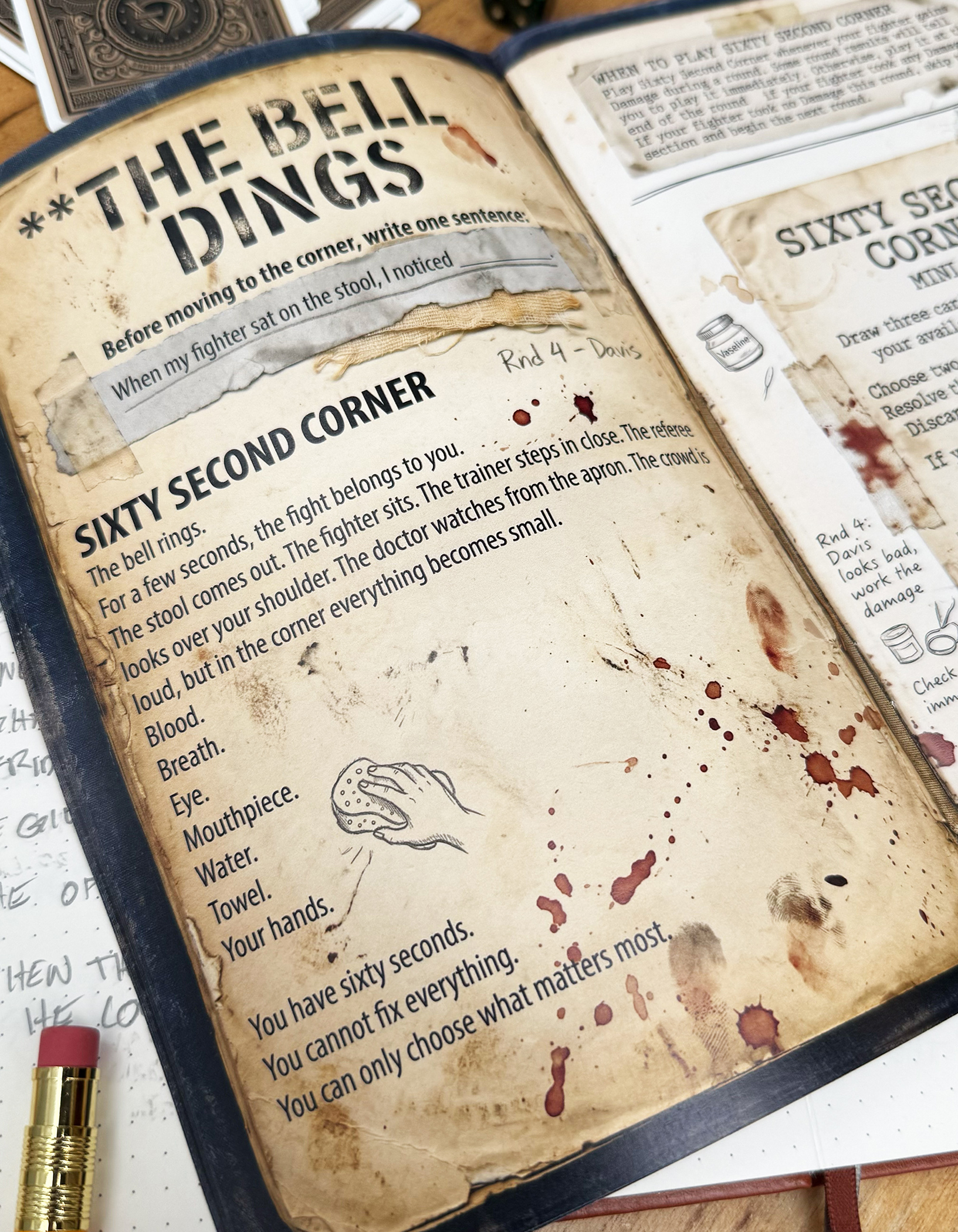 Screenshot 7 for THE CUT MAN A Solo Journaling RPG