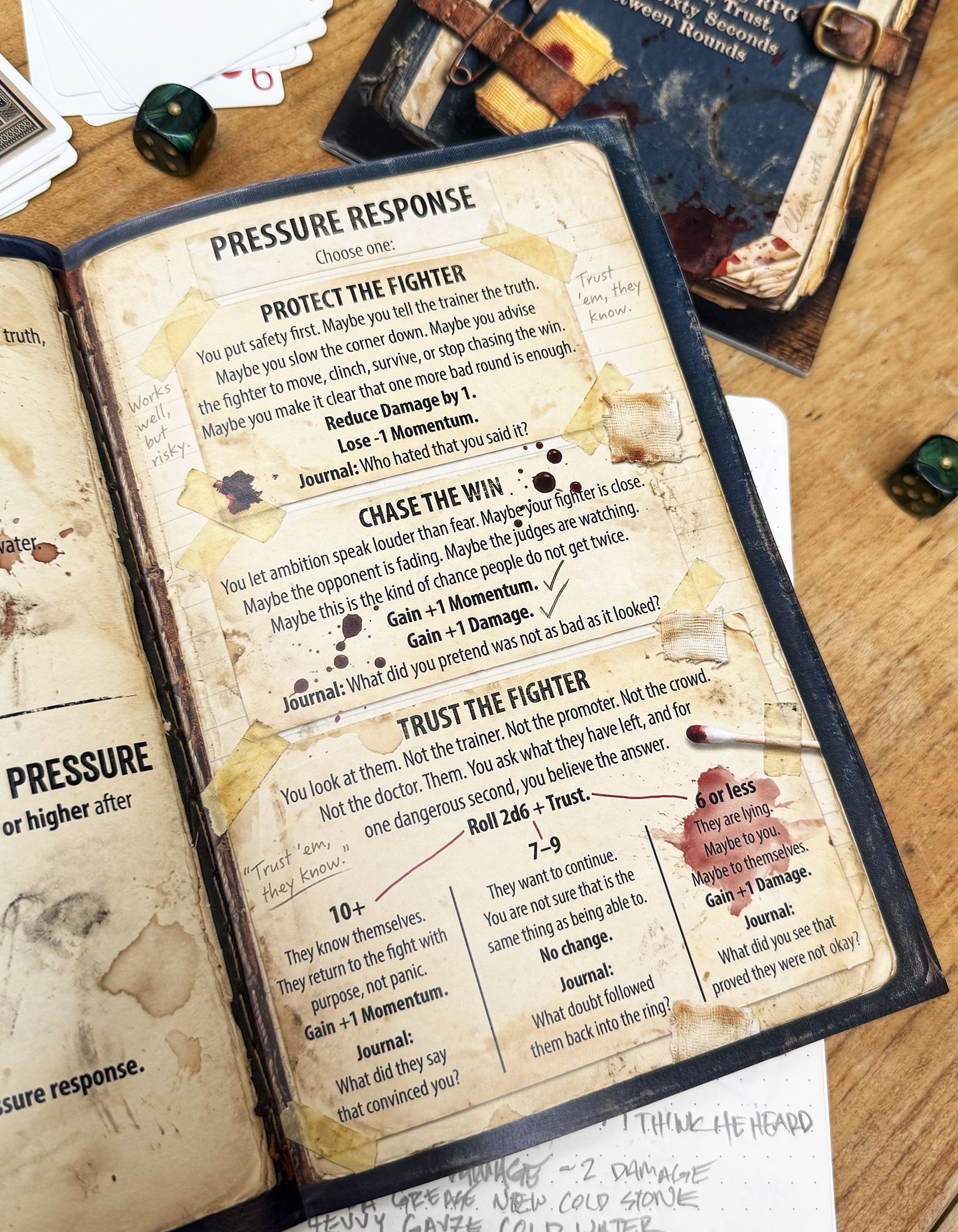 Screenshot 5 for THE CUT MAN A Solo Journaling RPG