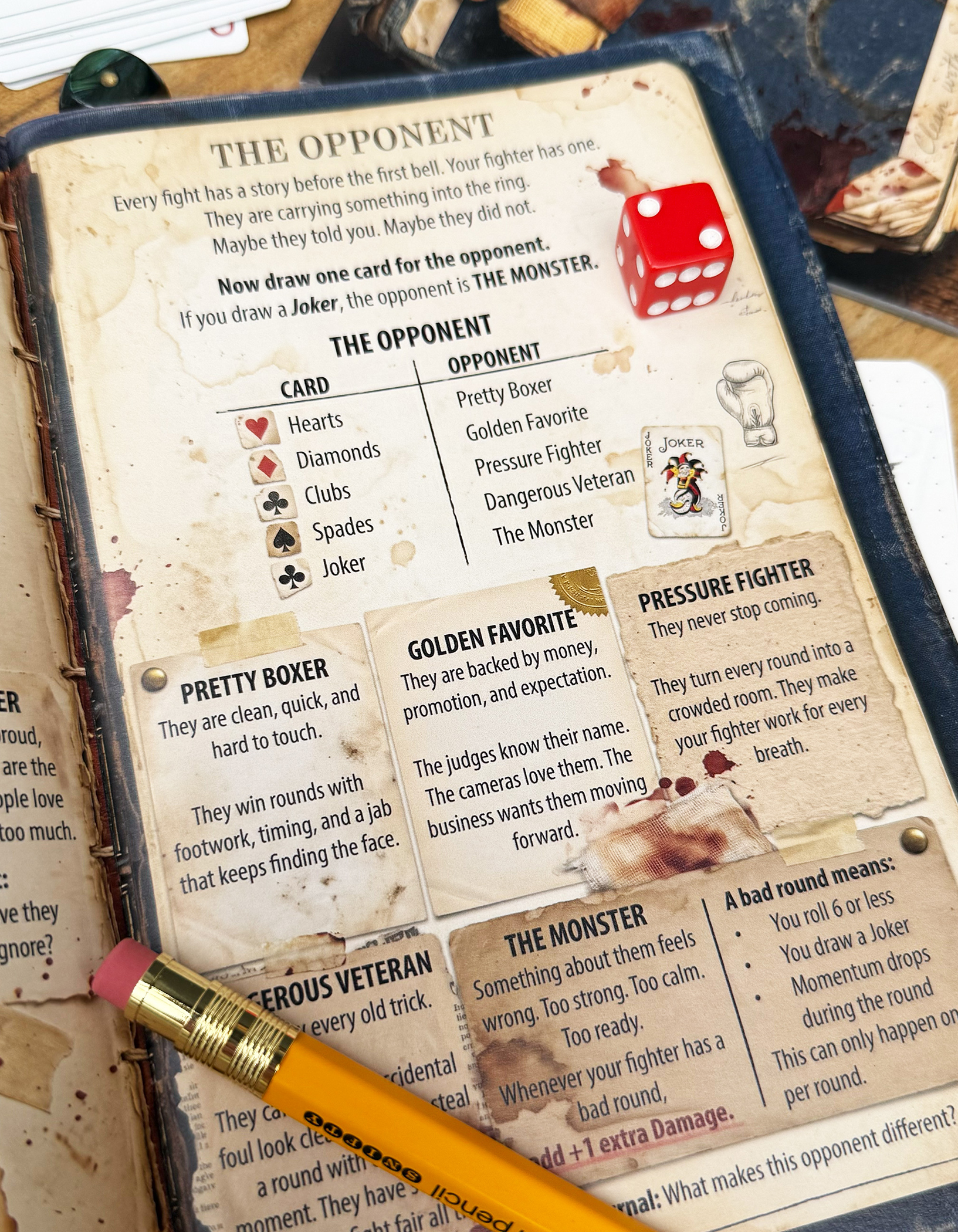 Screenshot 4 for THE CUT MAN A Solo Journaling RPG
