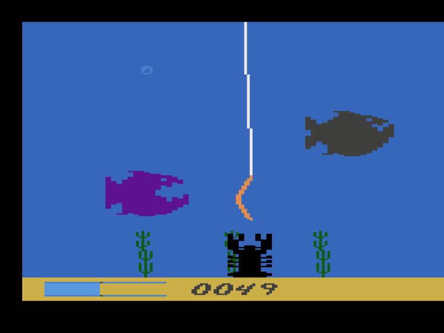 Screenshot 5 for Fate Of A Bait - Atari 2600 homebrew game