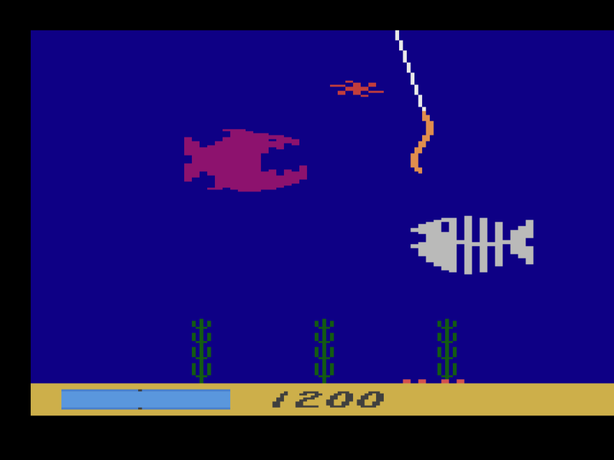 Screenshot 4 for Fate Of A Bait - Atari 2600 homebrew game