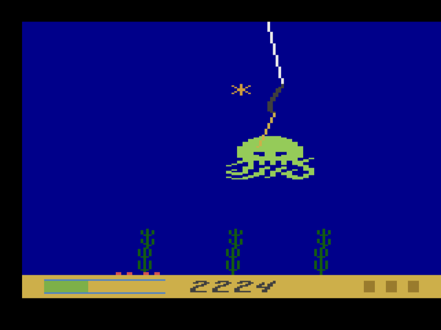 Screenshot 6 for Fate Of A Bait - Atari 2600 homebrew game