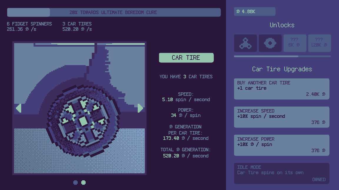 Screenshot 4 for ultimate cure to boredom: a spincremental game
