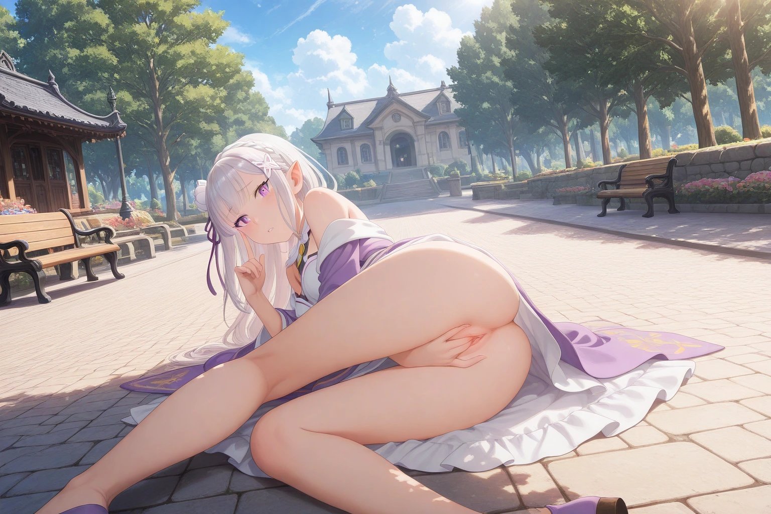 Screenshot 10 for Naughty Blocks: The Forbidden Loop [Re:Zero]