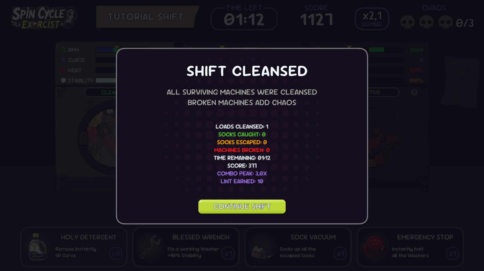 Screenshot 4 for Spin Cycle Exorcist