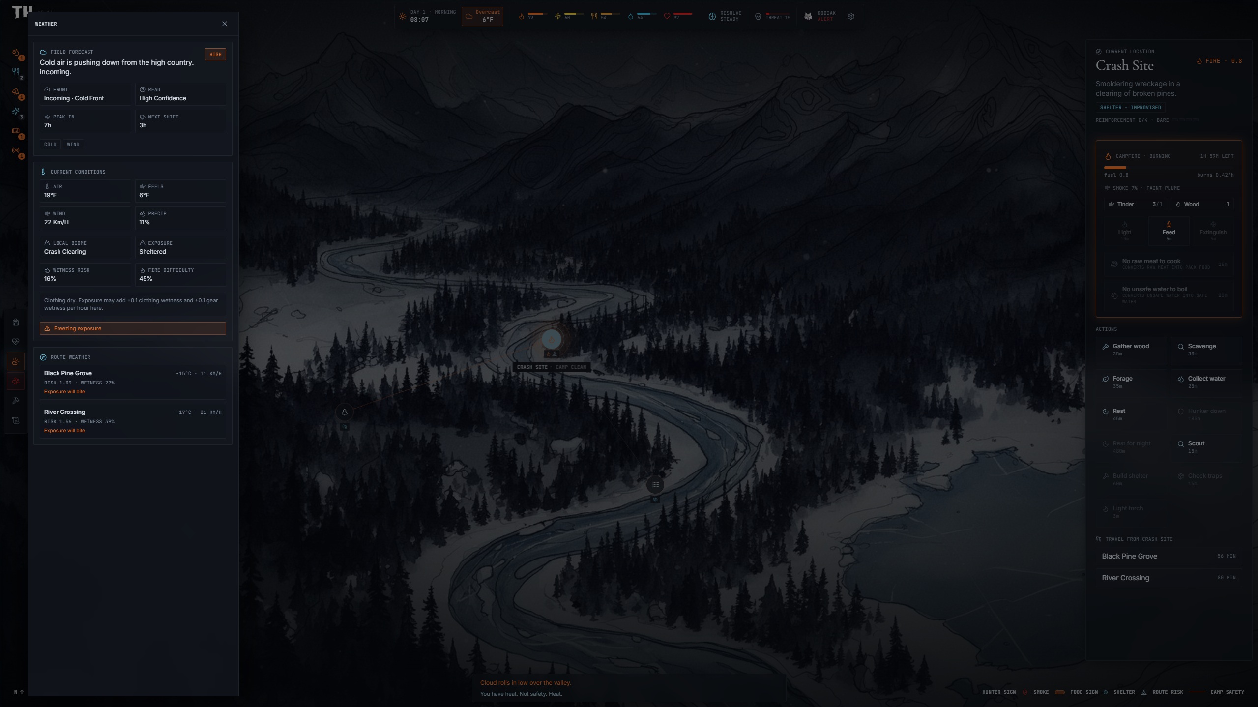 Screenshot 4 for The Hunted - Wilderness Survival Simulator