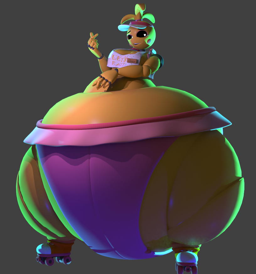 Screenshot 3 for Waitress Toy Chica 3D Model