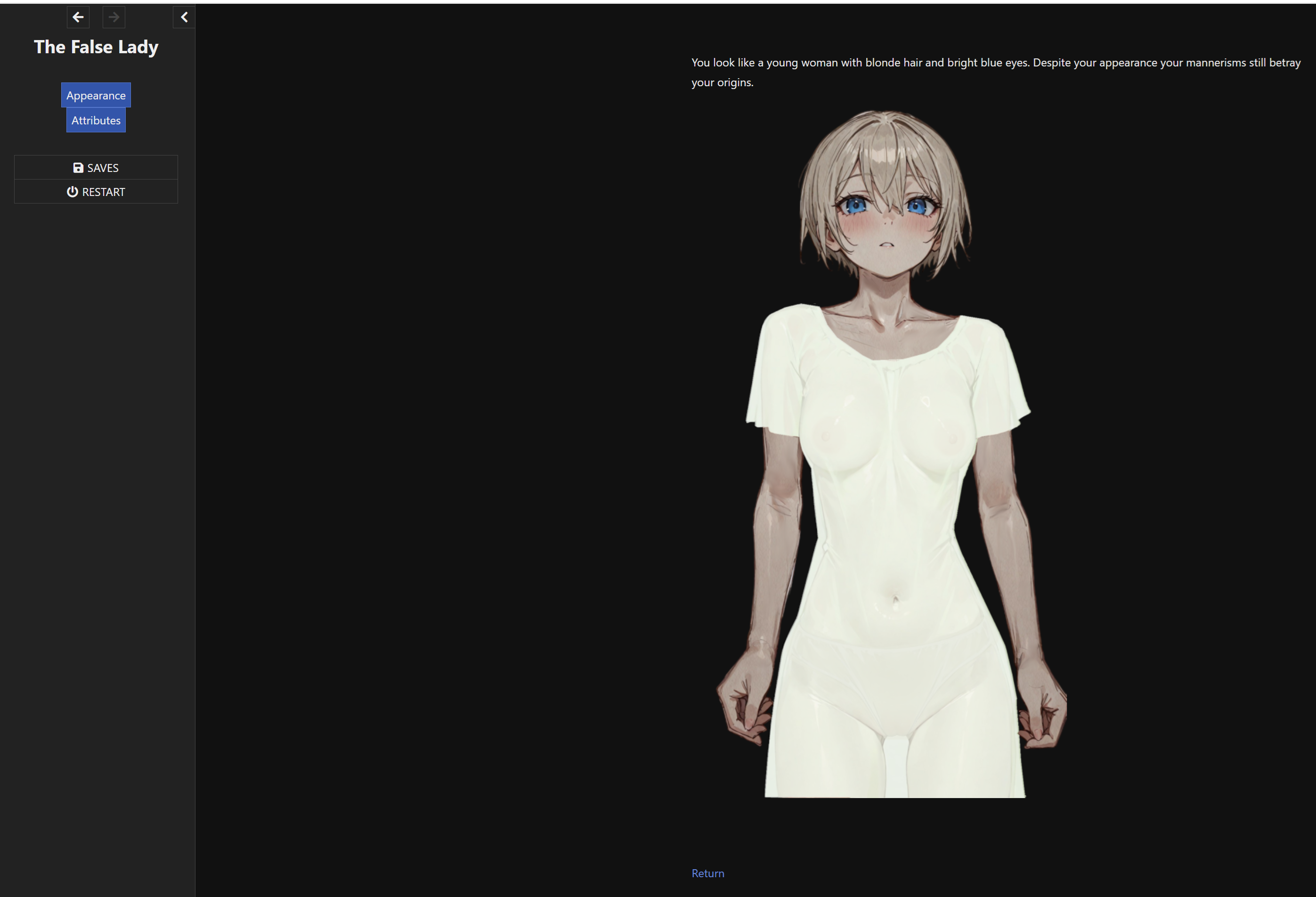 Screenshot 2 for The False Lady
