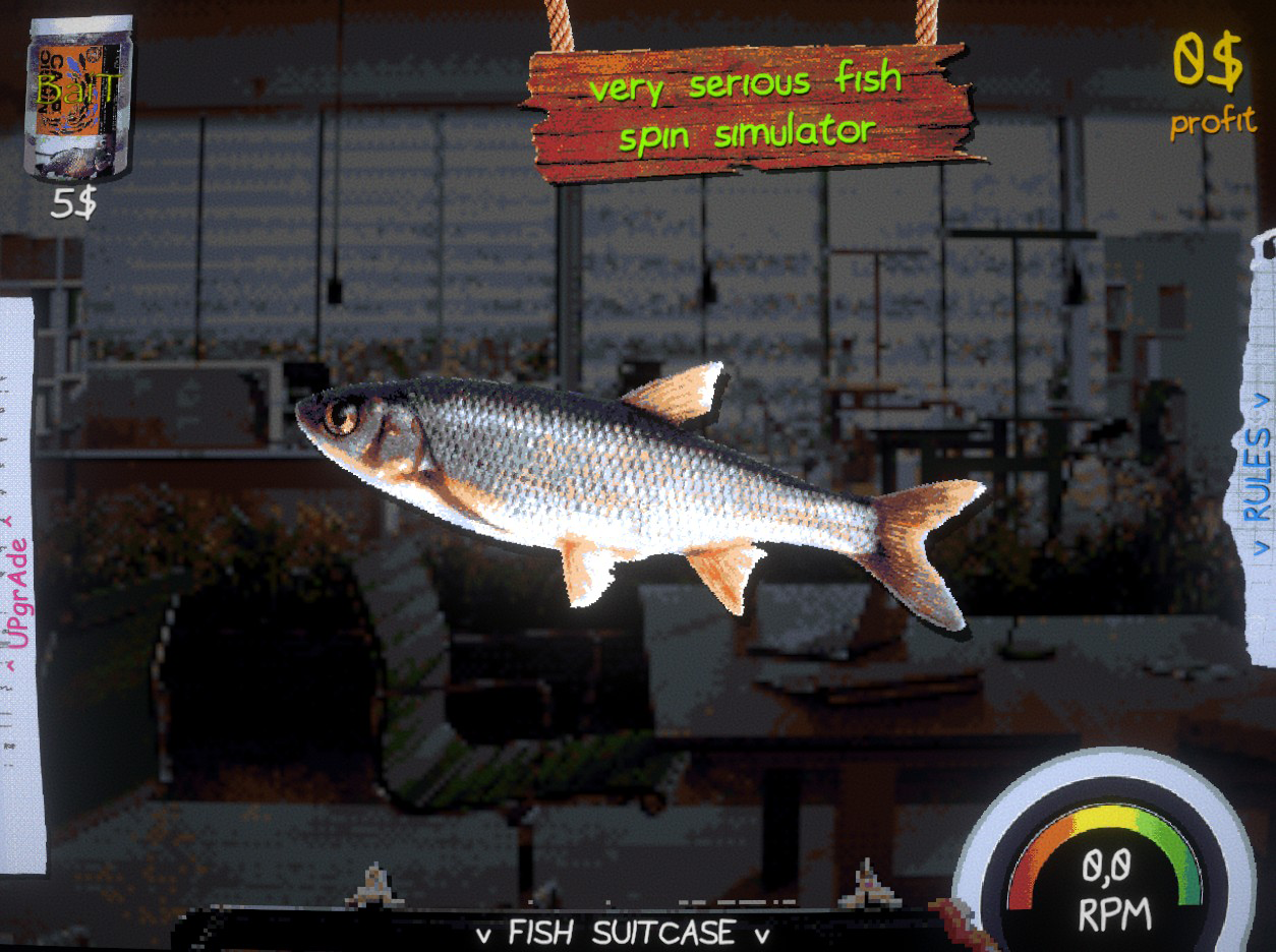 Screenshot 2 for very serious fish spin simulator