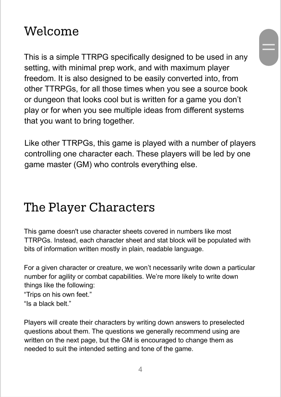 Screenshot 2 for Common Thread Roleplay (Open Playtest)